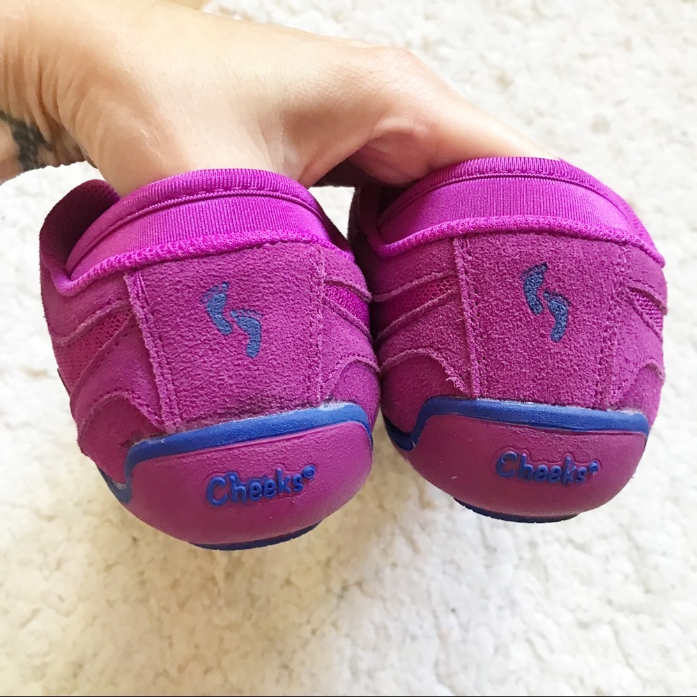 Pink Women's Sneakers - Cheeks Lightweight Active Shoe Size 8 - Picture 7 of 10